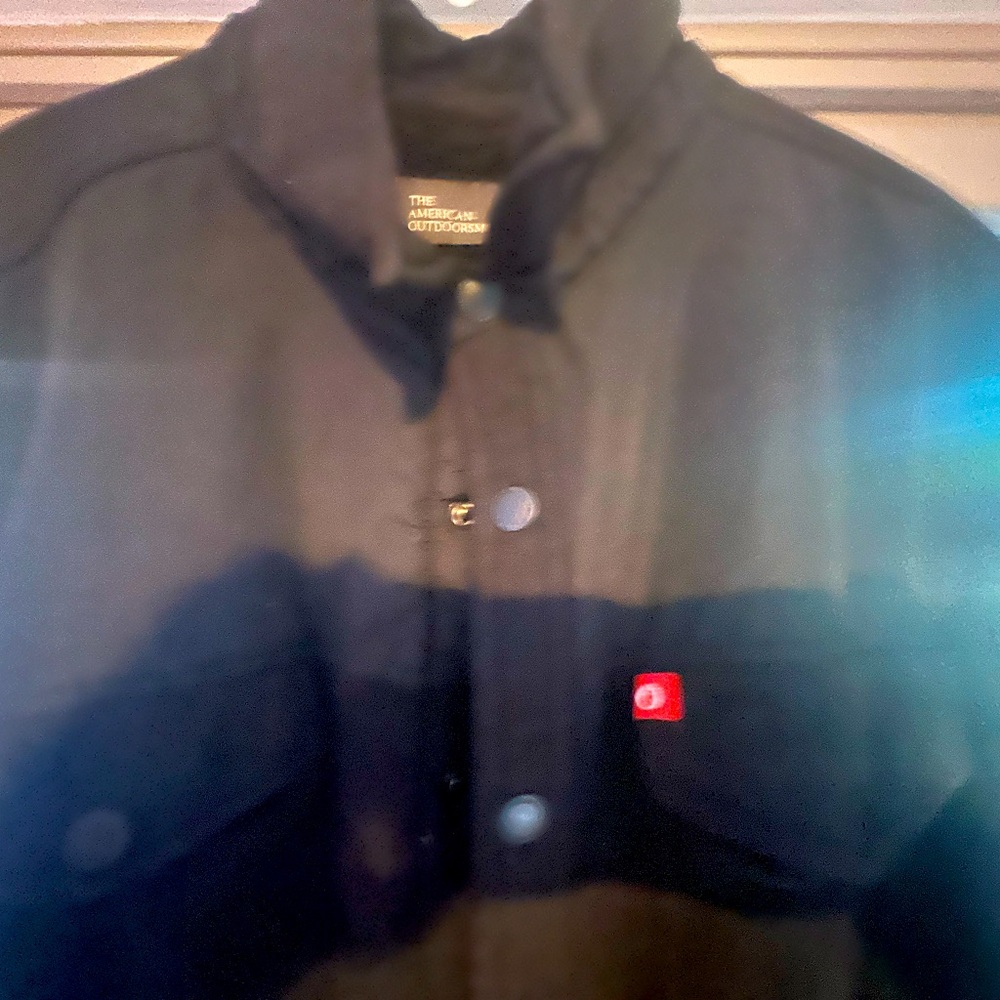 Black fleece shirt jacket. NWOT